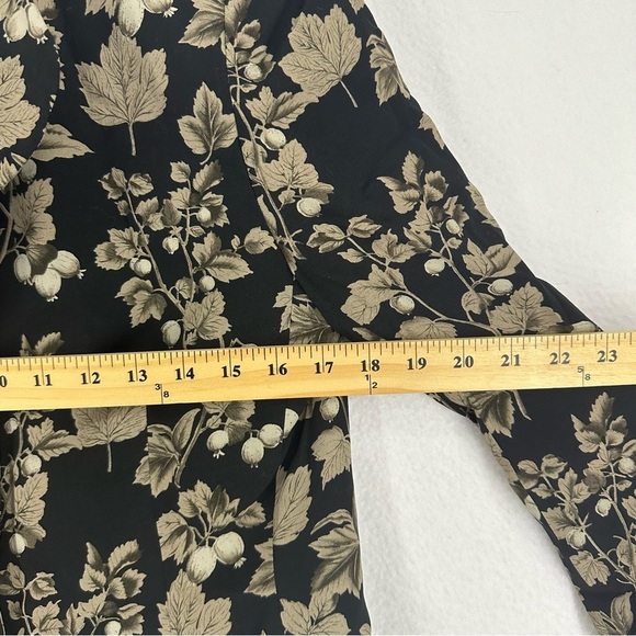 Saville Suit Floral Button Suit Jacket Womens Petite 8 Black - Picture 3 of 10